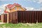 Штакетник Прямоугольный фигурный 0,45 PE RR 32 темно-коричневый