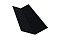 Планка ендовы верхней 145х145 0,5 Quarzit lite с пленкой RAL 9005 черный
