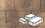 Плитка тротуарная Готика Natur FERRO, Новый Город, Тиманфайя, комплект 3 шт, толщина 60 мм