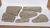 Песчаник окатанный серо-зеленый, толщина 4,0 см
