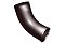 Колено стока Grand Line 90 мм RAL 8017 шоколад