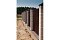 Колпак на столб двойной 390х390мм 0,45 PE с пленкой RAL 3011 коричнево-красный