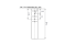 Столб 62х55х1,4х1500 RAL 6005 2 отверстия (1,03)