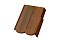 Боковая цементно-песчаная черепица Braas Ревива правая, антик