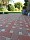 Тротуарная клинкерная брусчатка Vandersanden Zittau красная пестрая, 200*100*45 мм