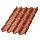 Металлочерепица МЕТАЛЛ ПРОФИЛЬ Монтерроса-S (PURMAN-20-Argillite-0.5)