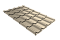 Металлочерепица "Камея" ("Kamea") v01 0,5 Satin RAL 1015 светлая слоновая кость