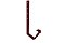 Крюк длинный полоса Vortex Lite PE RAL 3005 красное вино