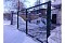 Замок LAKQ 6060 U2L корпус металлический, с ручками из алюминия, черный RAL 9005