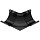 Угол 135 гр. внутренний GLC Steel Matt 125мм GreenCoat RWS Pural BT matt двусторонний RR 33 (черный)