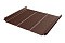 Кликфальц Pro Line 0,5 Quarzit с пленкой на замках RAL 8017 шоколад