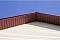 Софит металлический без перфорации 0,5 GreenCoat Pural с пленкой RR 23 темно-серый (RAL 7024 мокрый асфальт)