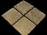 Песчаник серо-зеленый 100х100, 100х200, 200x200 с заколом, толщина 40 мм