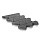 Тротуарная плитка BRAER Тиара, серый, h=60 мм